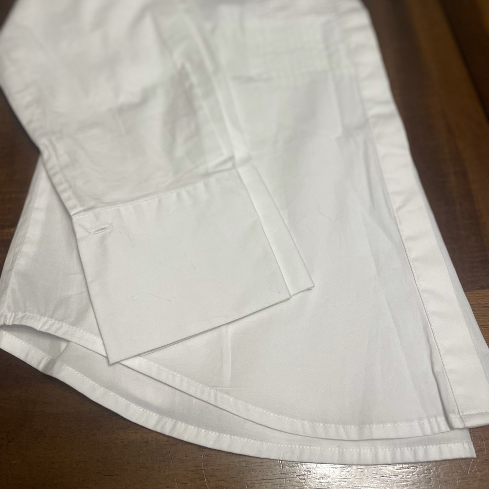 Blouse Tuxedo Detail • Optic White • Small